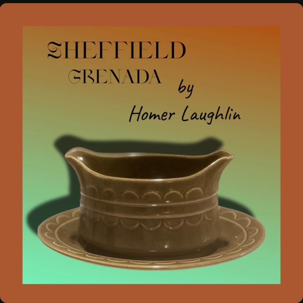 Sheffield Gravy Boat w/ Underplate